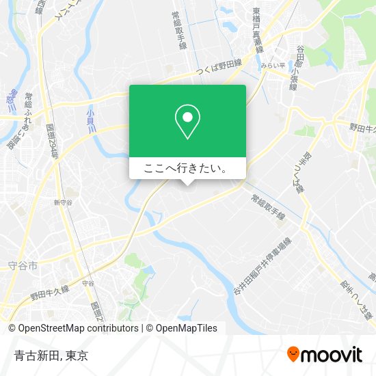 青古新田地図