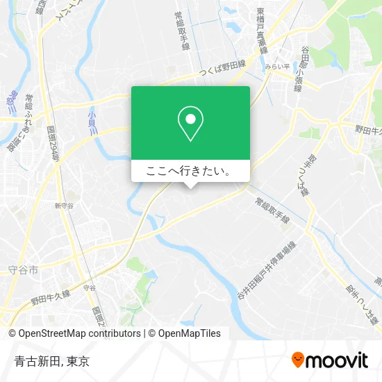 青古新田地図