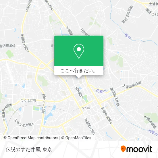 伝説のすた丼屋地図