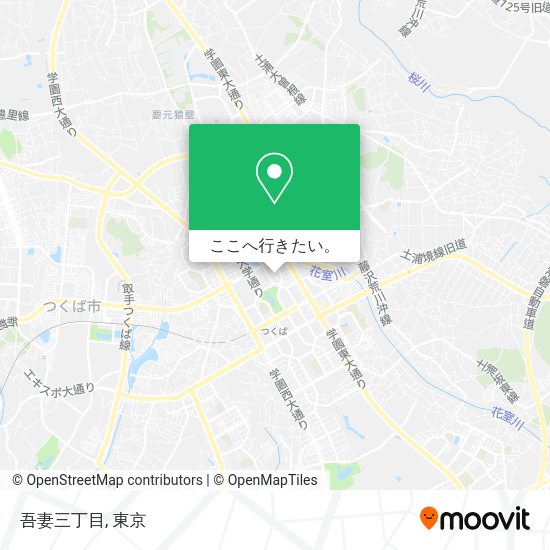 吾妻三丁目地図