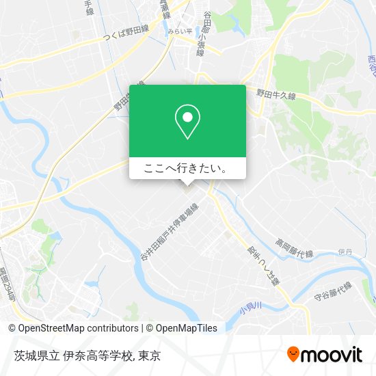 茨城県立 伊奈高等学校地図