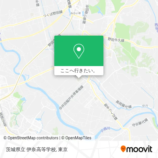 茨城県立 伊奈高等学校地図