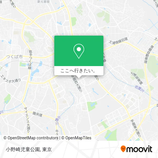 小野崎児童公園地図