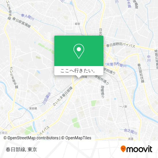 春日部線地図
