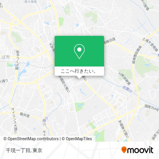 千現一丁目地図