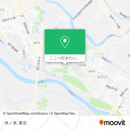 米ノ井地図