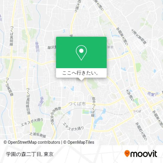 学園の森二丁目地図