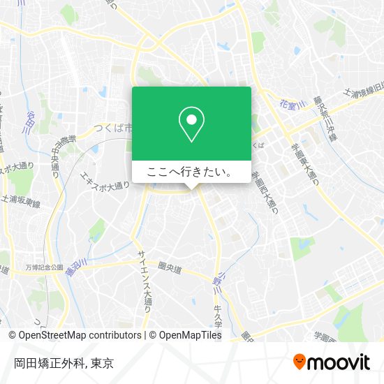 岡田矯正外科地図