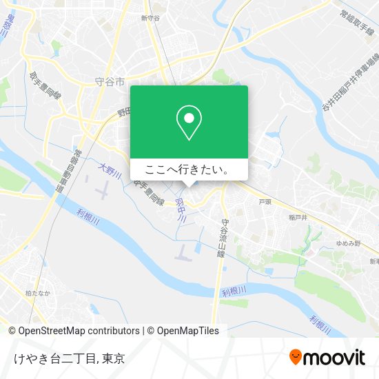 けやき台二丁目地図