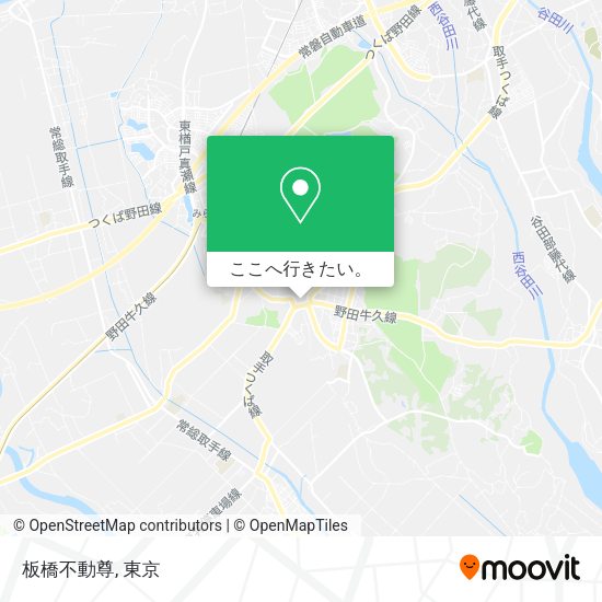 板橋不動尊地図