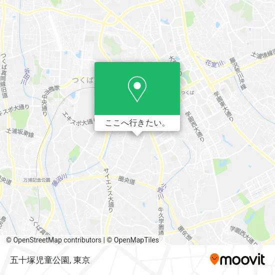 五十塚児童公園地図
