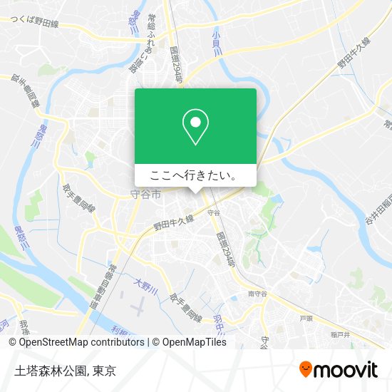 土塔森林公園地図