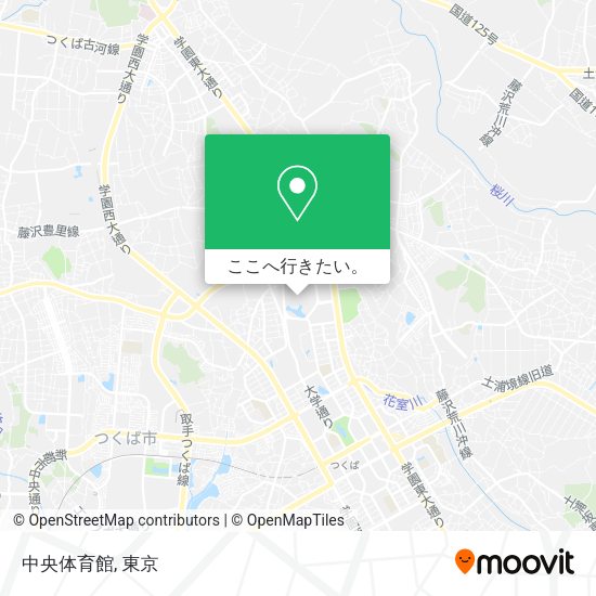 中央体育館地図
