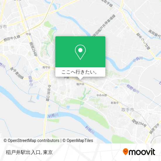 稲戸井駅出入口地図