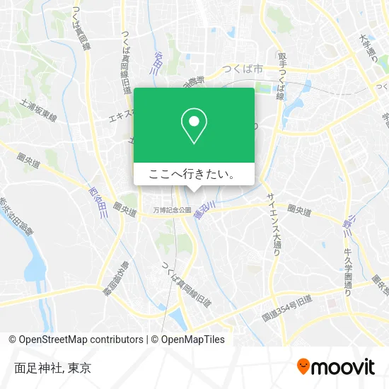 面足神社地図