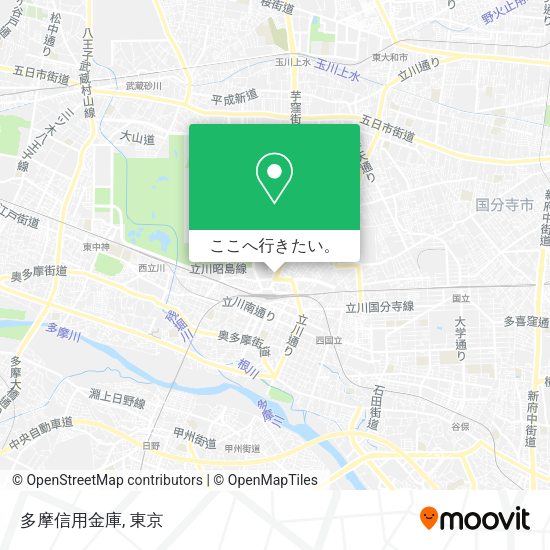 多摩信用金庫地図