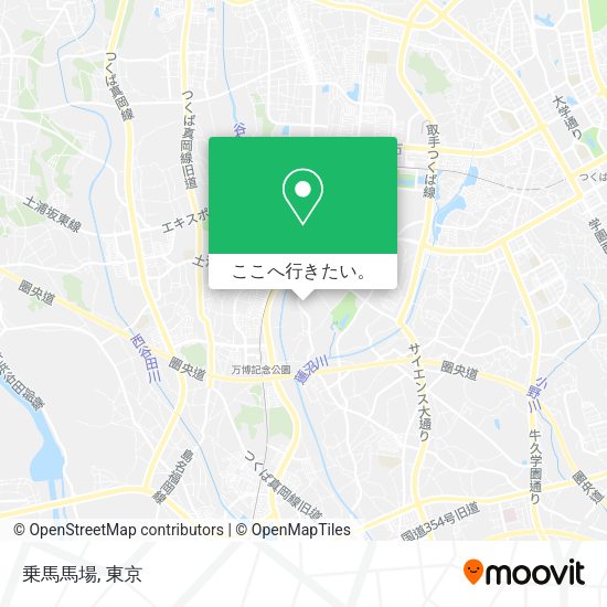 乗馬馬場地図