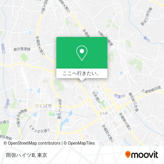 岡弥ハイツB地図