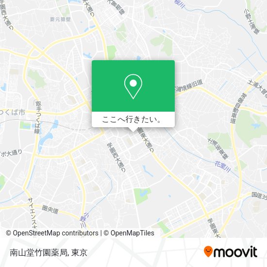 南山堂竹園薬局地図