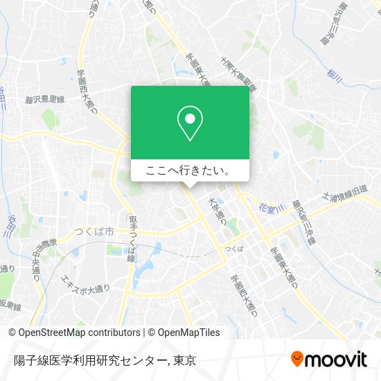 陽子線医学利用研究センター地図