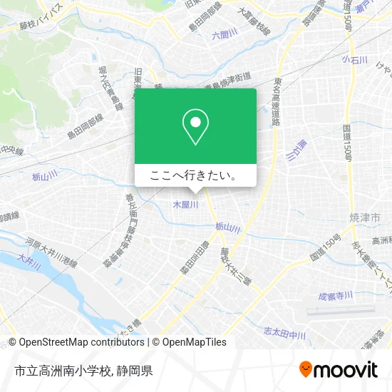 市立高洲南小学校地図