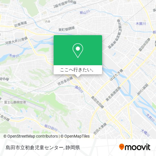 島田市立初倉児童センター地図