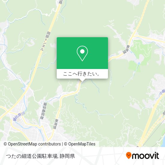 つたの細道公園駐車場地図