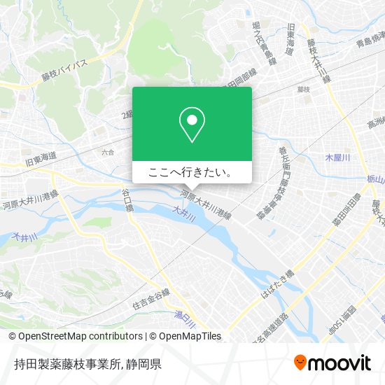 持田製薬藤枝事業所地図