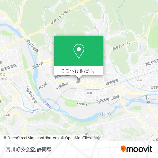 宮川町公会堂地図