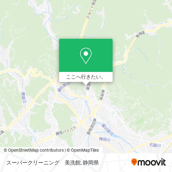 スーパークリーニング　美洗館地図