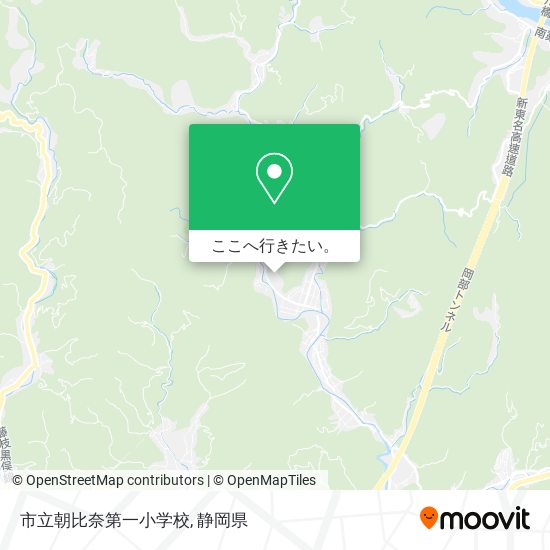 市立朝比奈第一小学校地図