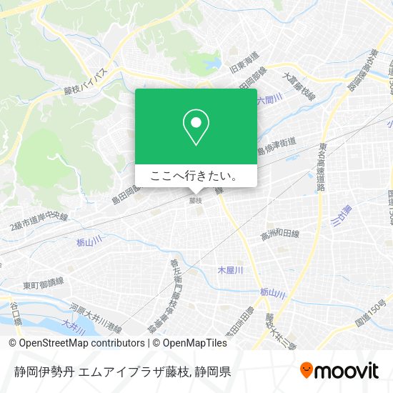 静岡伊勢丹 エムアイプラザ藤枝地図