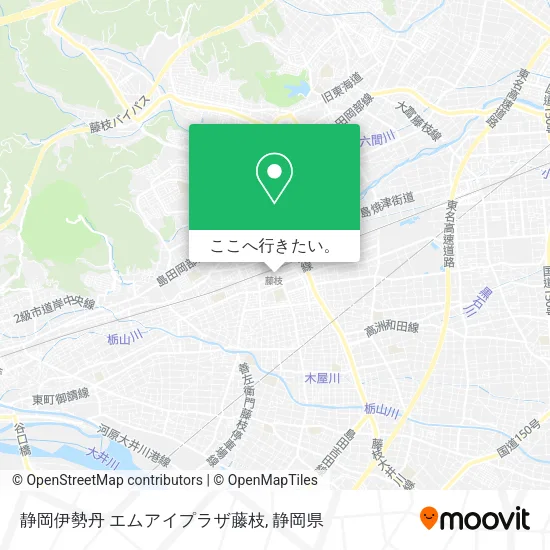 静岡伊勢丹 エムアイプラザ藤枝地図