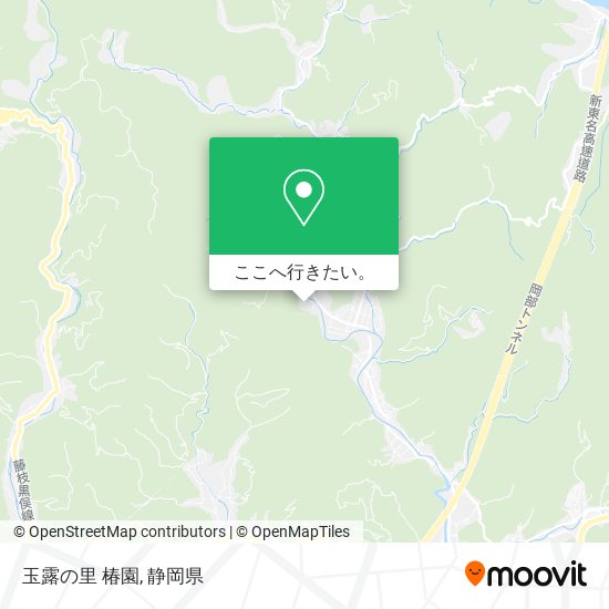 玉露の里 椿園地図