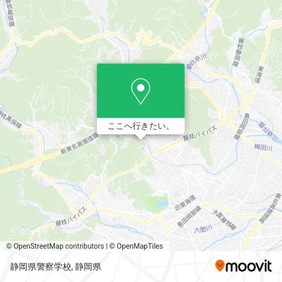静岡県警察学校地図
