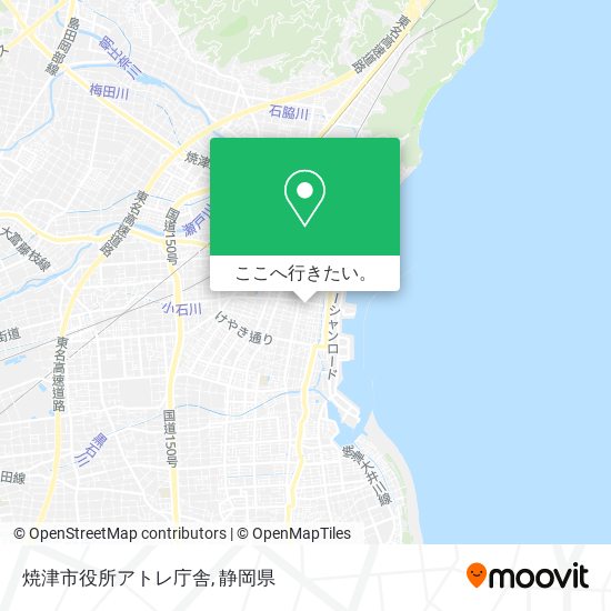 焼津市役所アトレ庁舎地図