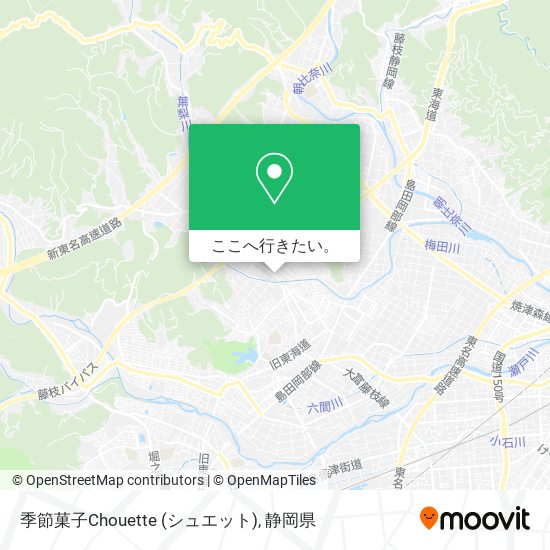 季節菓子Chouette (シュエット)地図