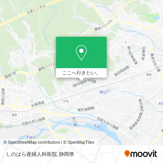 しのはら産婦人科医院地図