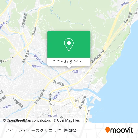 アイ・レディースクリニック地図