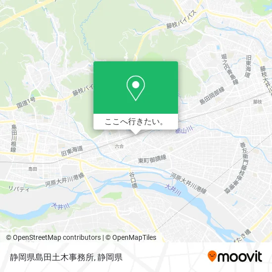静岡県島田土木事務所地図