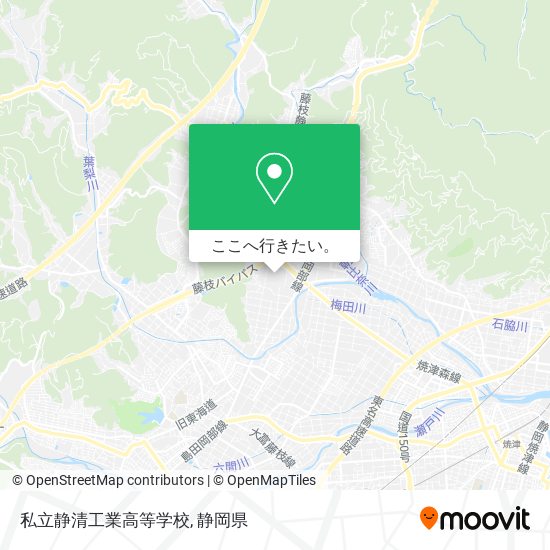 私立静清工業高等学校地図