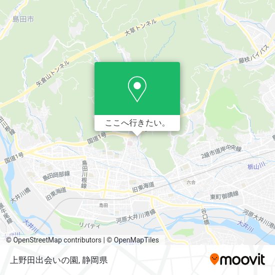 上野田出会いの園地図