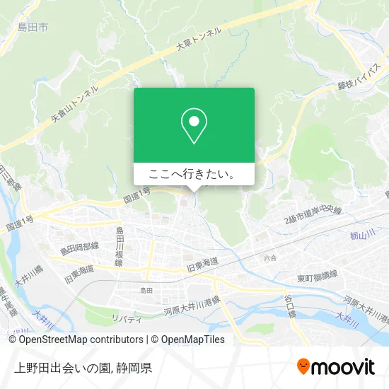 上野田出会いの園地図