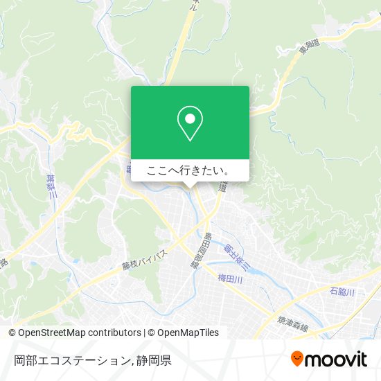 岡部エコステーション地図