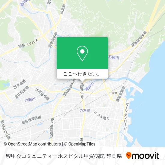 駿甲会コミュニティーホスピタル甲賀病院地図