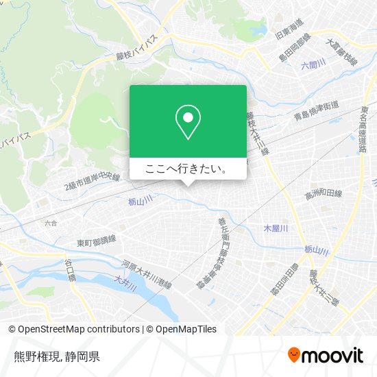 熊野権現地図