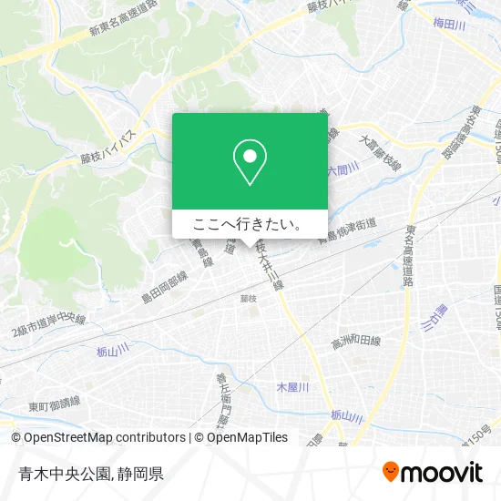 青木中央公園地図