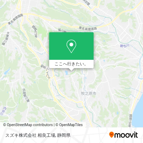 スズキ株式会社 相良工場地図