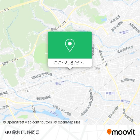 GU 藤枝店地図