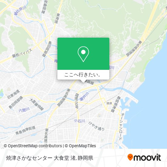 焼津さかなセンター 大食堂 渚地図